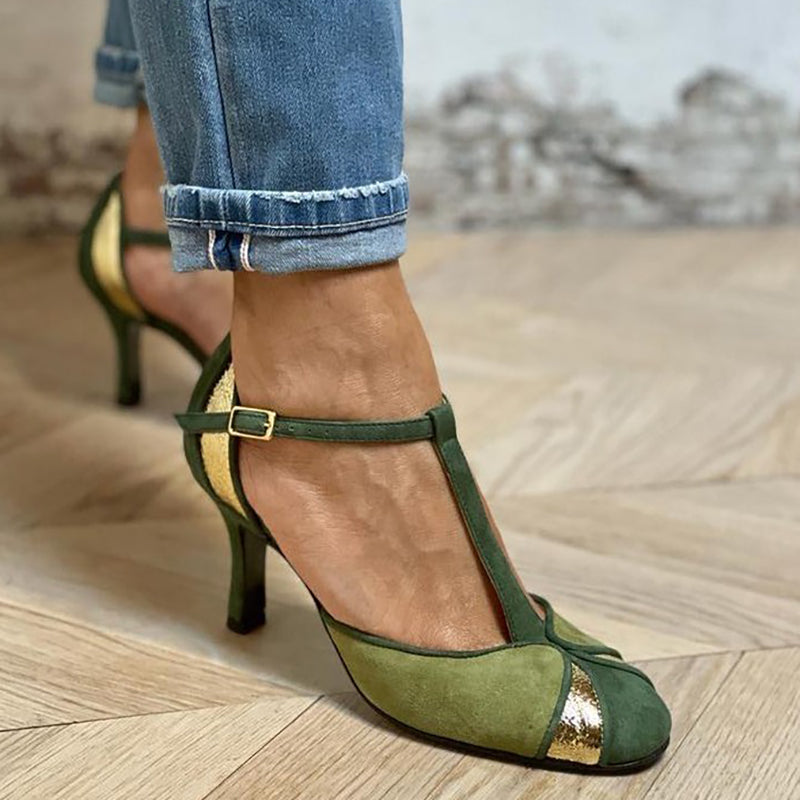 Alessia™ | Dekolt Patchwork z Paseczkiem
