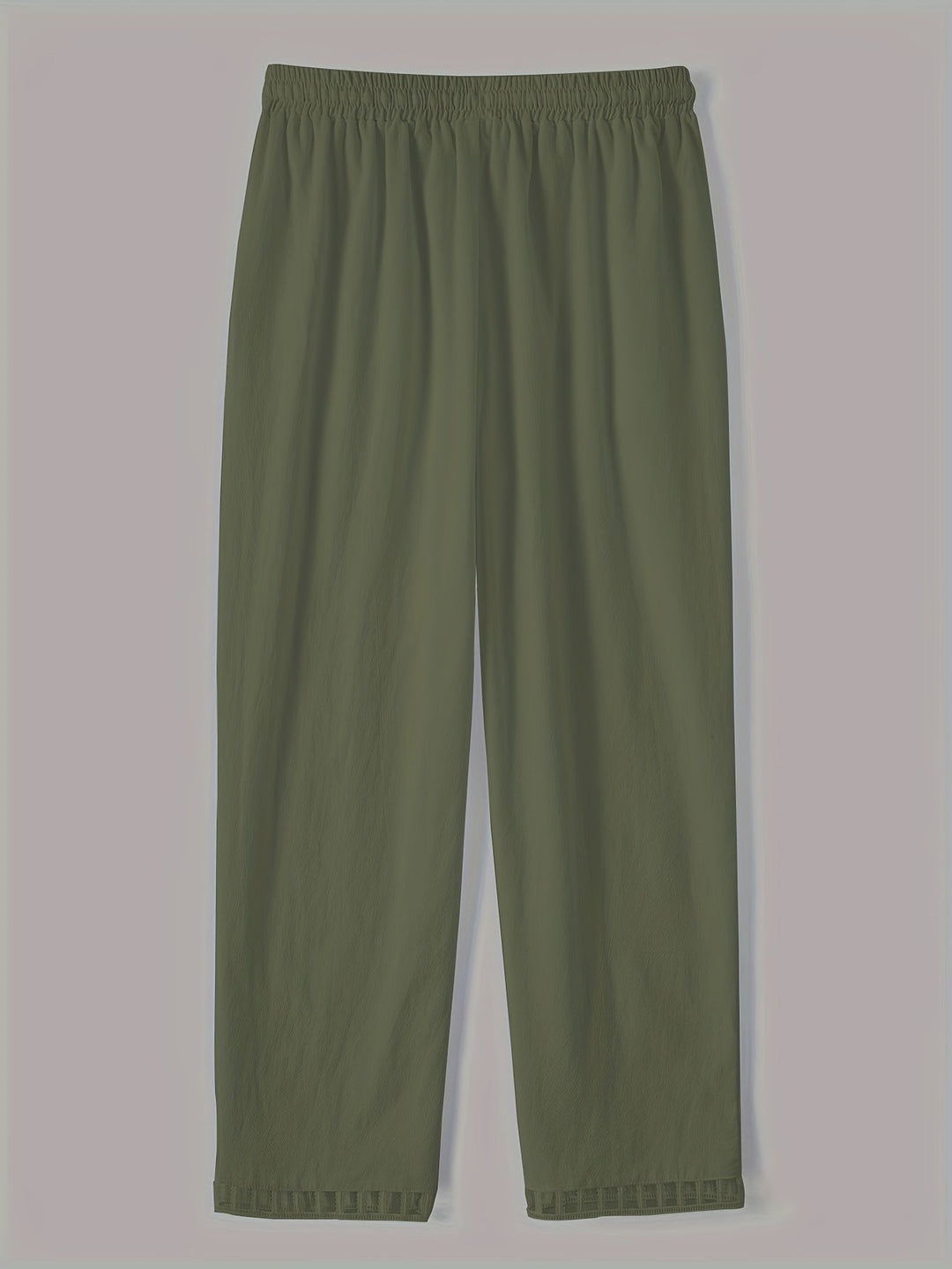 Wren – Spodnie Cropped Relax z Kontrastowymi Detalami