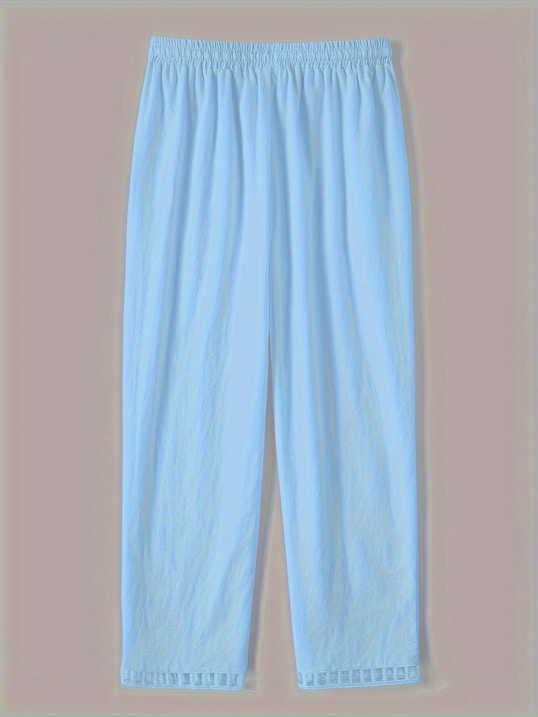 Wren – Spodnie Cropped Relax z Kontrastowymi Detalami