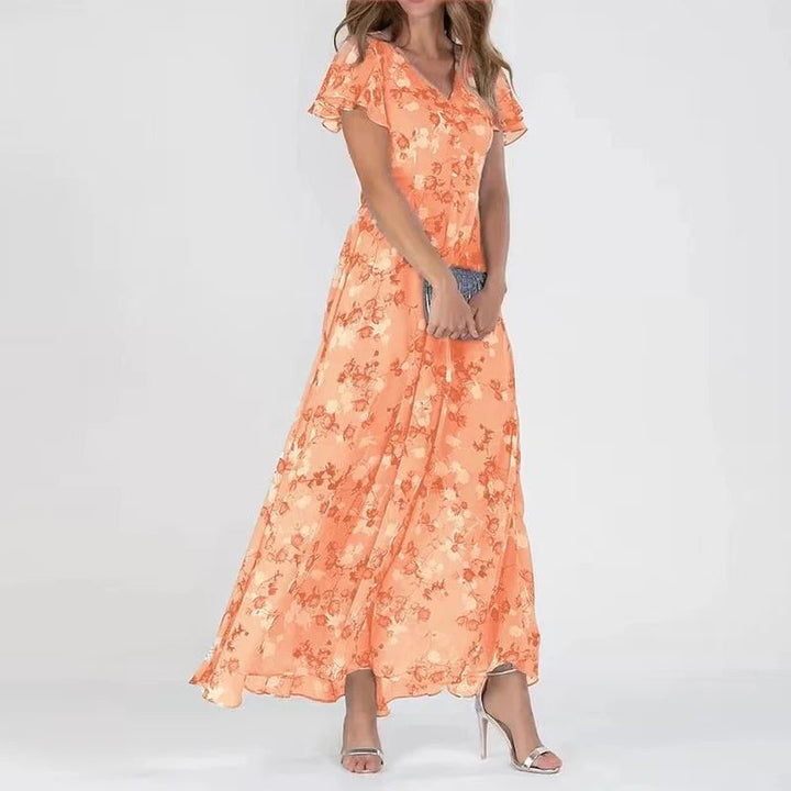 Aurelia | Glamourystyczna sukienka, która zakrywa brzuch
