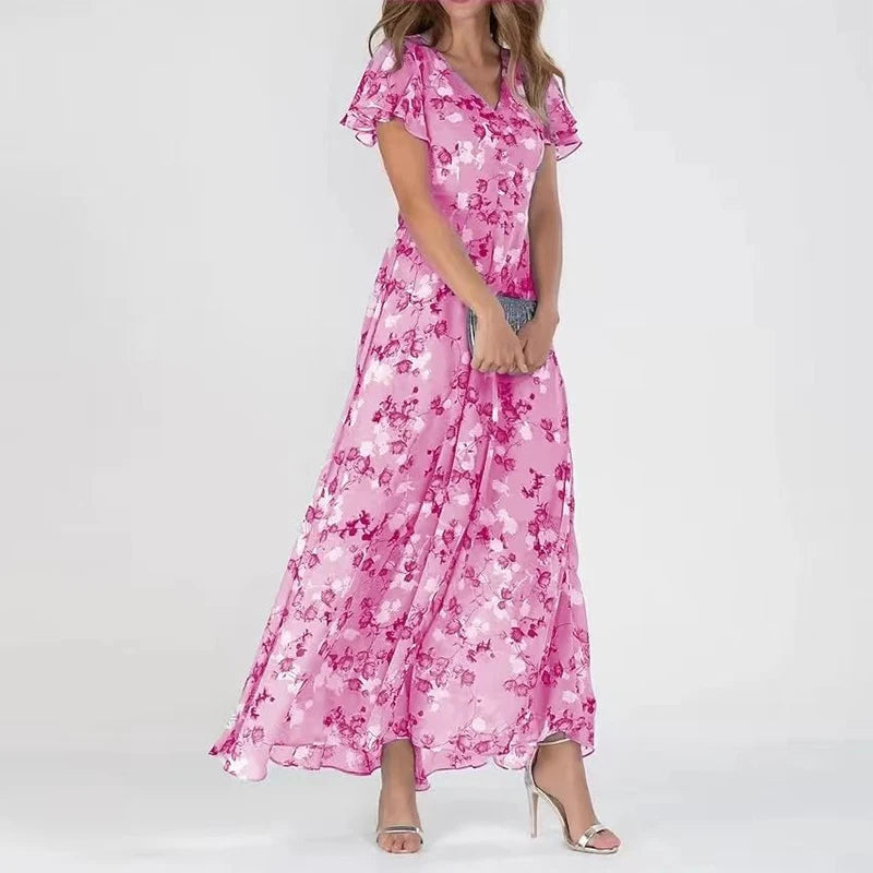 Aurelia | Glamourystyczna sukienka, która zakrywa brzuch