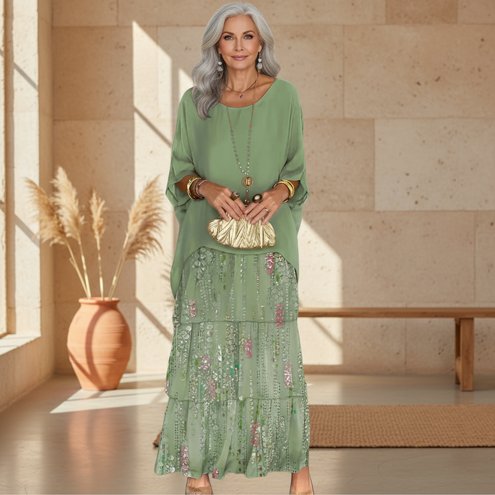 Lunara – Elegancka Sukienka Maxi Boho