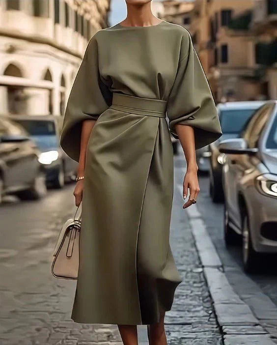 Luna | Modelująca Elegancja z Drapowaną Talią