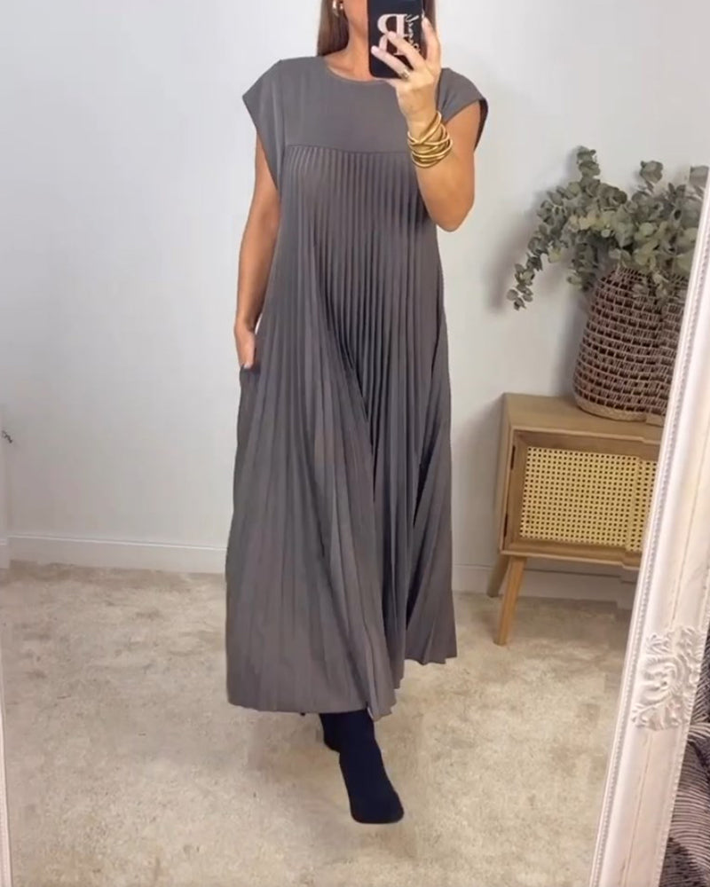 Roksana – Elegancka Sukienka Plisowana