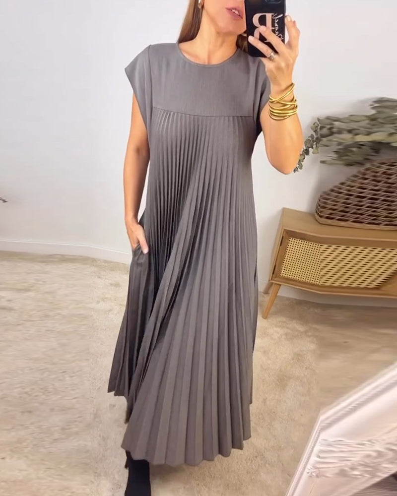 Roksana – Elegancka Sukienka Plisowana