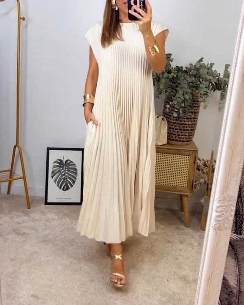 Roksana – Elegancka Sukienka Plisowana