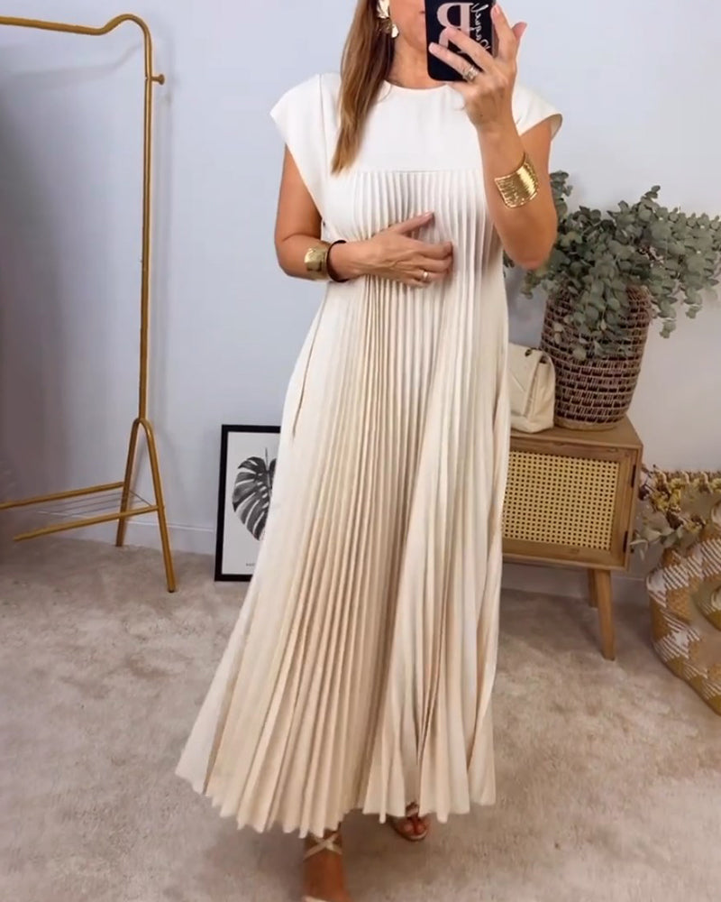 Roksana – Elegancka Sukienka Plisowana