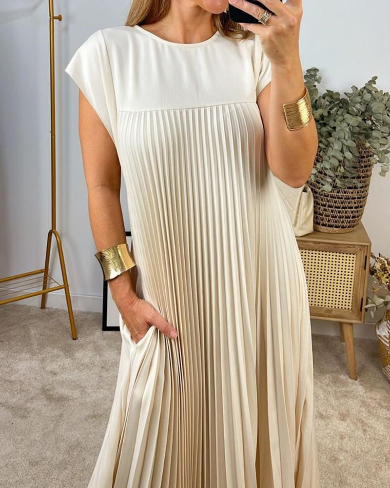 Roksana – Elegancka Sukienka Plisowana