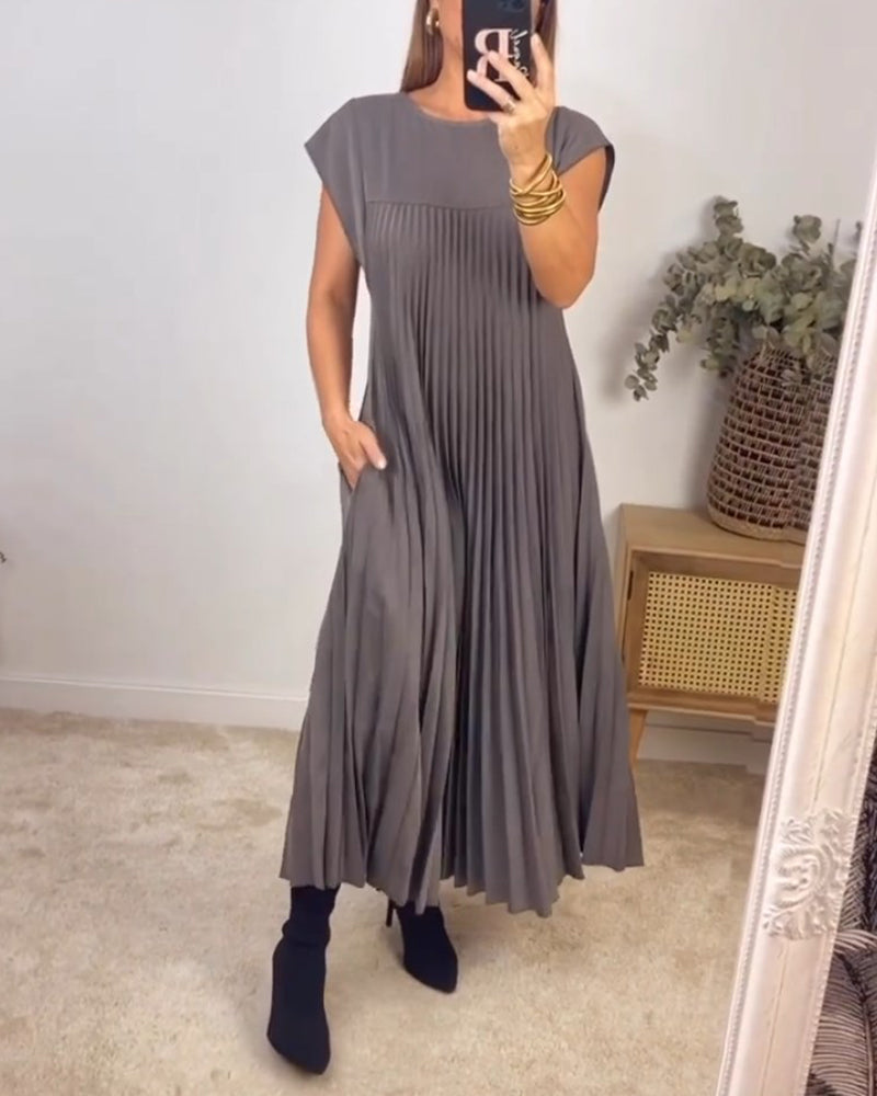 Roksana – Elegancka Sukienka Plisowana
